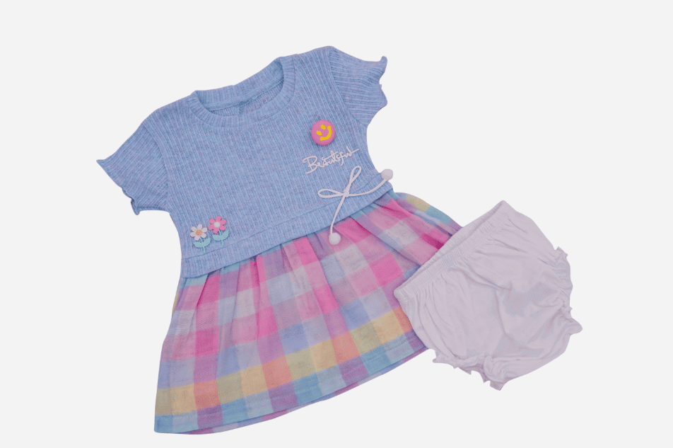 Premium Soft Cotton Frock with Undie