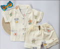 Animal Printed Muslin set