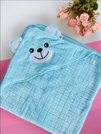 Animal Head Fleece Terry Hood Towel