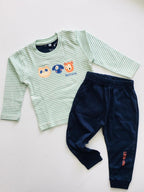 Best Friends(Green & Grey)Cotton Pyjama Set