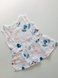 Blue Bird - Muslin Frock (Sleeveless)