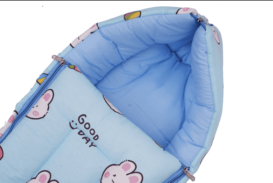 Blue Bunny-Baby Carry Bed