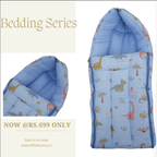 Blue Dino-Baby Carry Nest