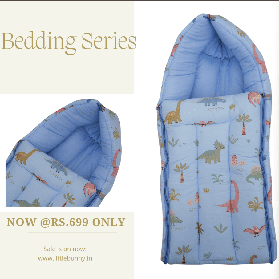 Blue Dino-Baby Carry Nest