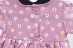 Blue Floral Cotton Frock