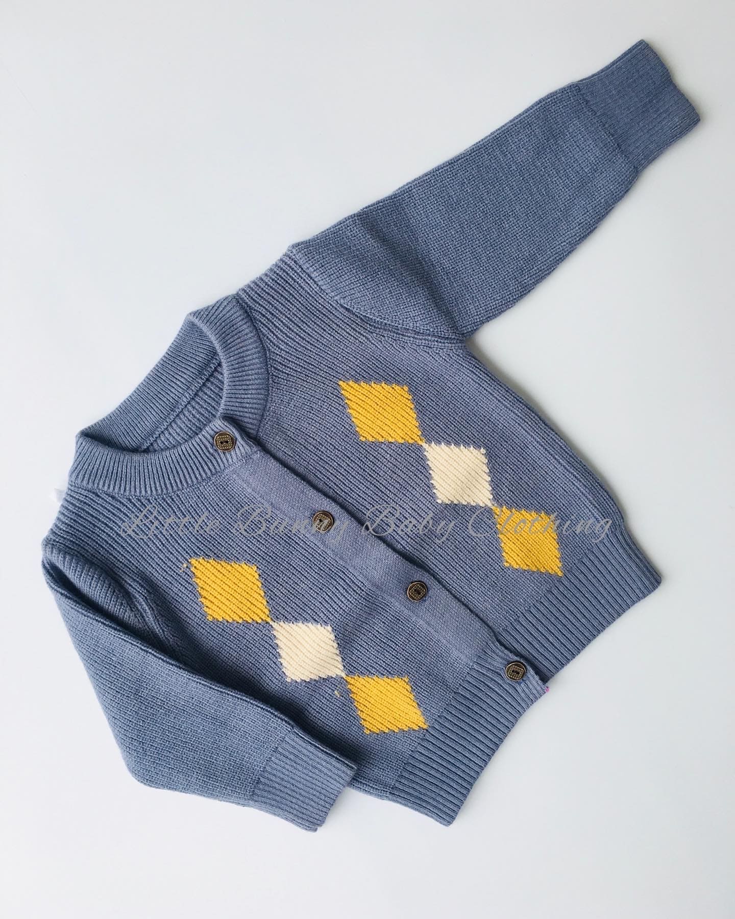 Blue yellow Sweater