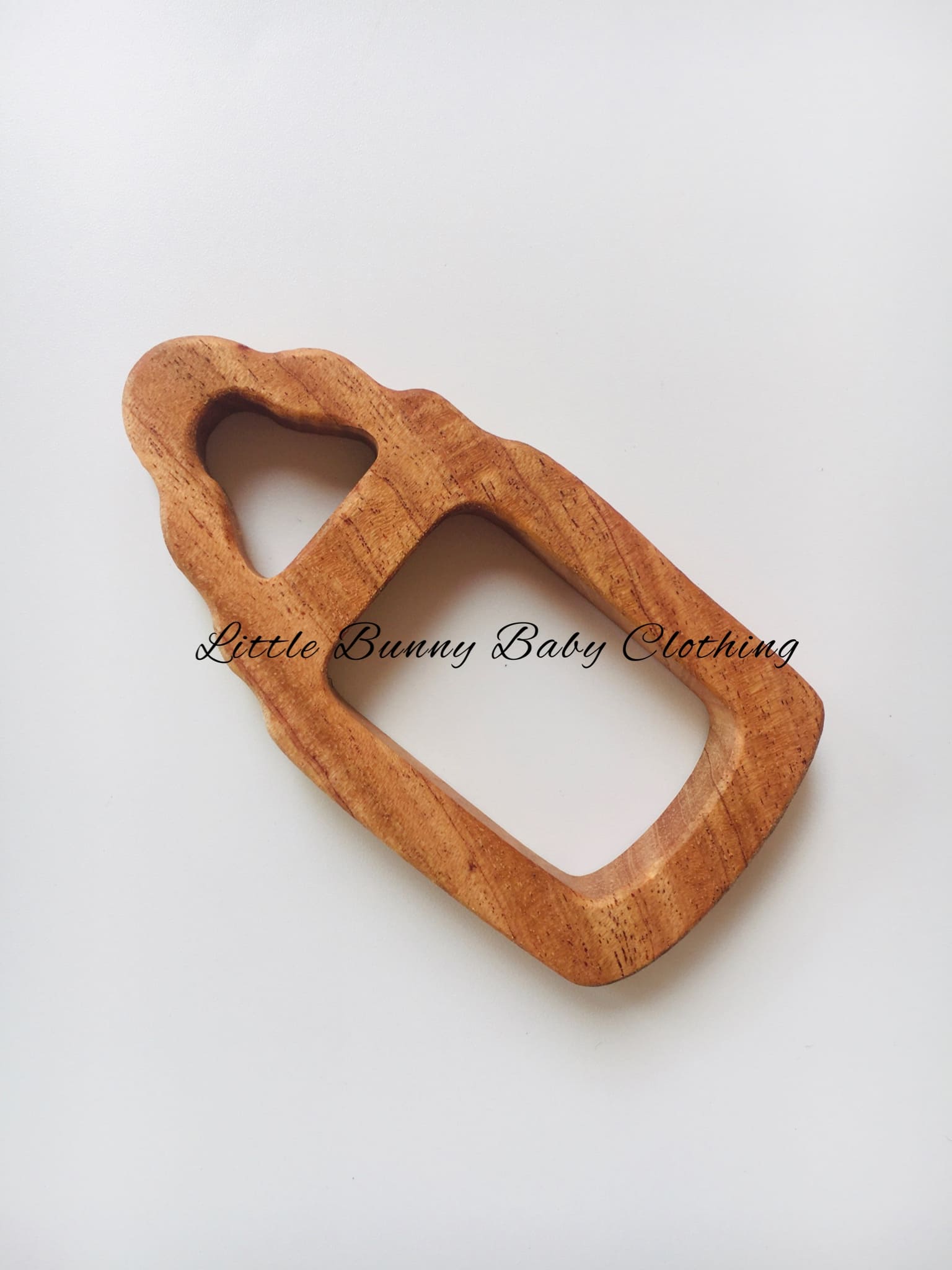 Bottle Shaped Neem Wood Teether