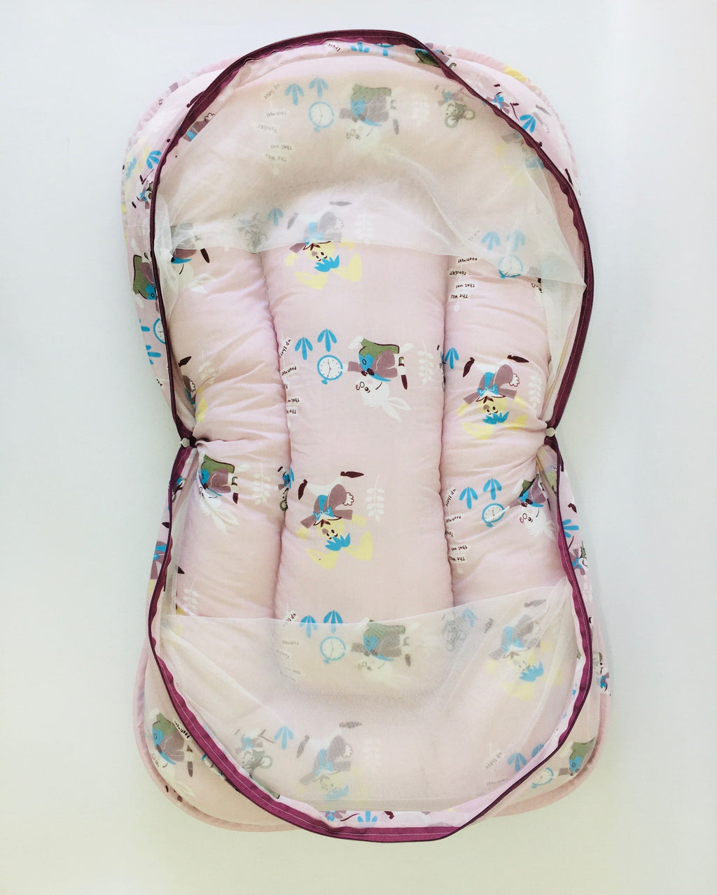 Brown Baby Bed with Net