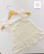 Brown Stripe Cotton Frock