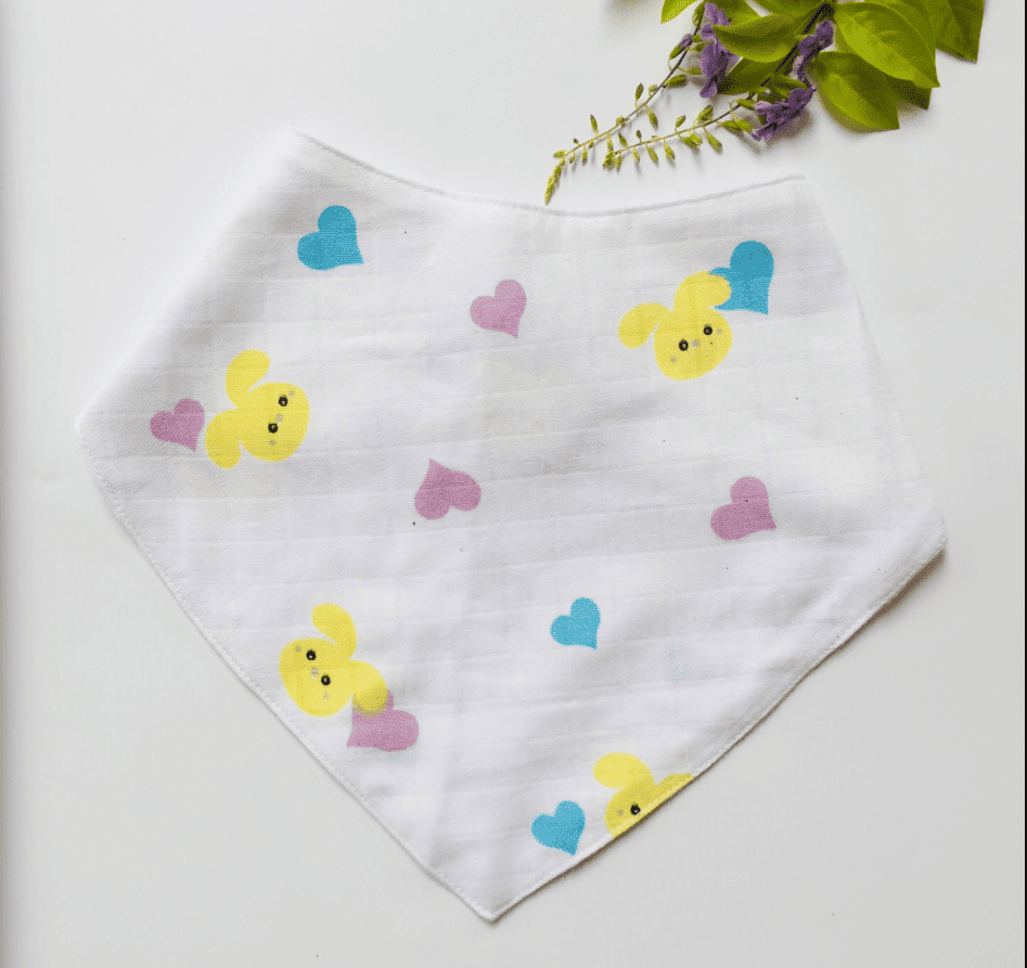 Bunny -Muslin Bib