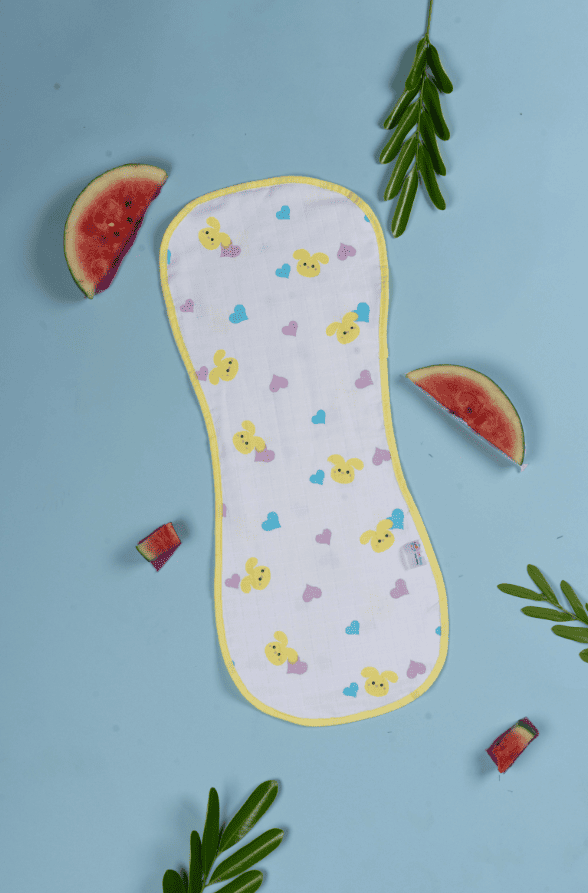 Bunny -Muslin Burp cloth