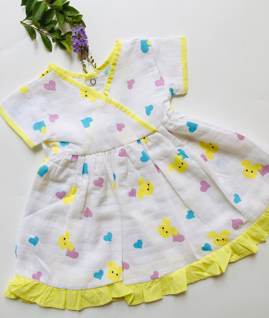 Bunny  -Muslin Crossover frock