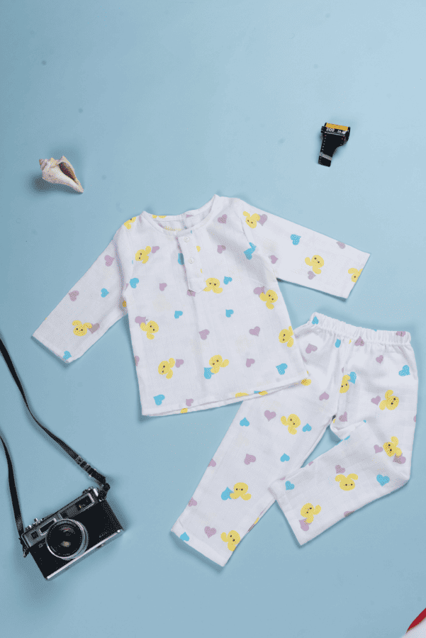 Bunny -Muslin Pyjama set