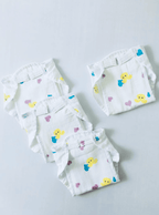 Bunny -Muslin Velcro Nappy