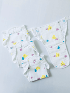 Bunny -Muslin Velcro Nappy
