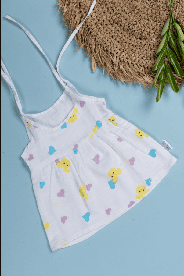 Bunny -Muslin frock (Knot type)