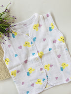 Bunny Muslin Sleeveless Jabla
