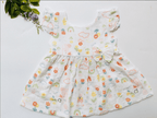 Bunny Theme Muslin Frock