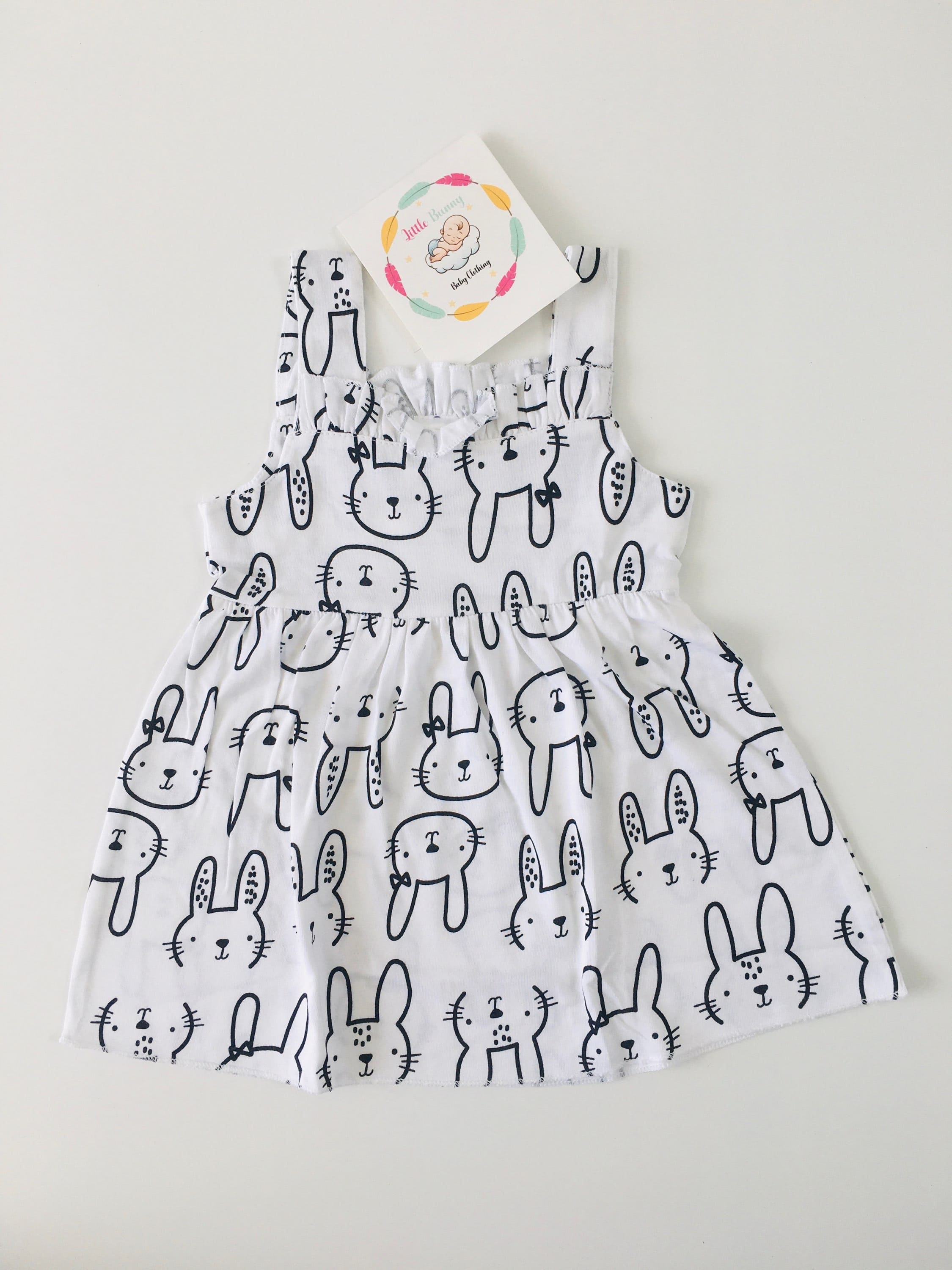 Cat Cotton Frill Frock