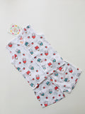 Cat Icestick - Muslin Jabla (Sleeveless ) with Shorts