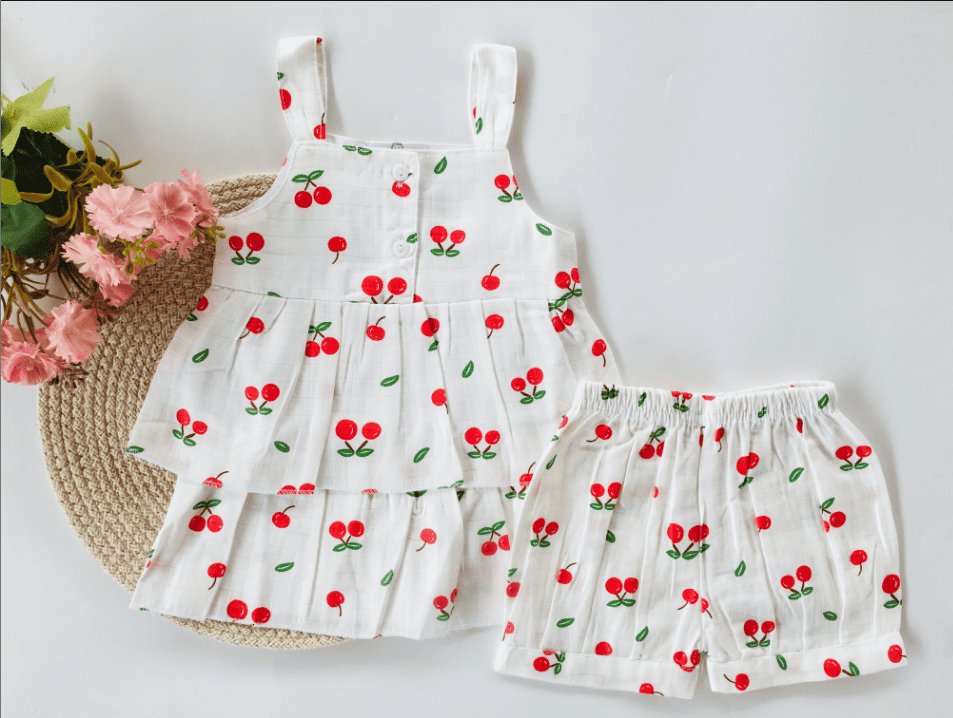 Cherry Top & Bottom Set