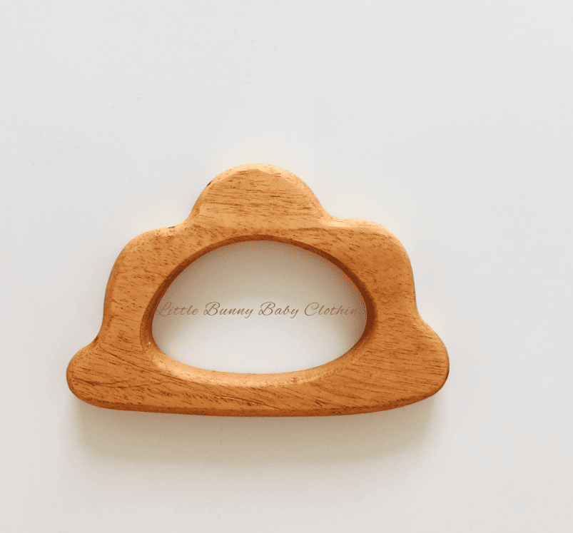Cloud Shaped Neem Wood Teether