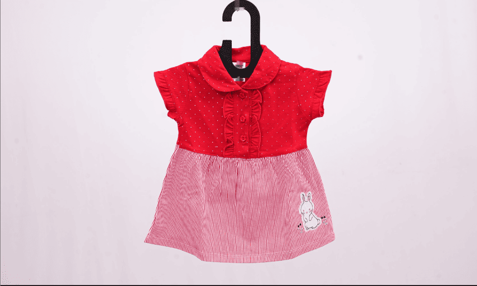 Collared Premium Cotton Frock