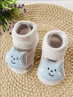 Cream Cutiee Anti-Slip Booties