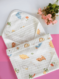 Dino -Hooded Wrapper with Belt