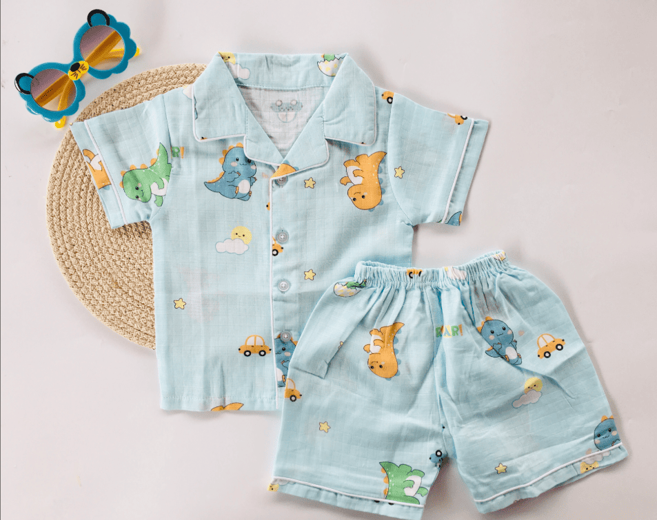 Dino Luxe Muslin set