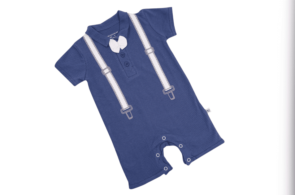 Dungaree Printed Rompers