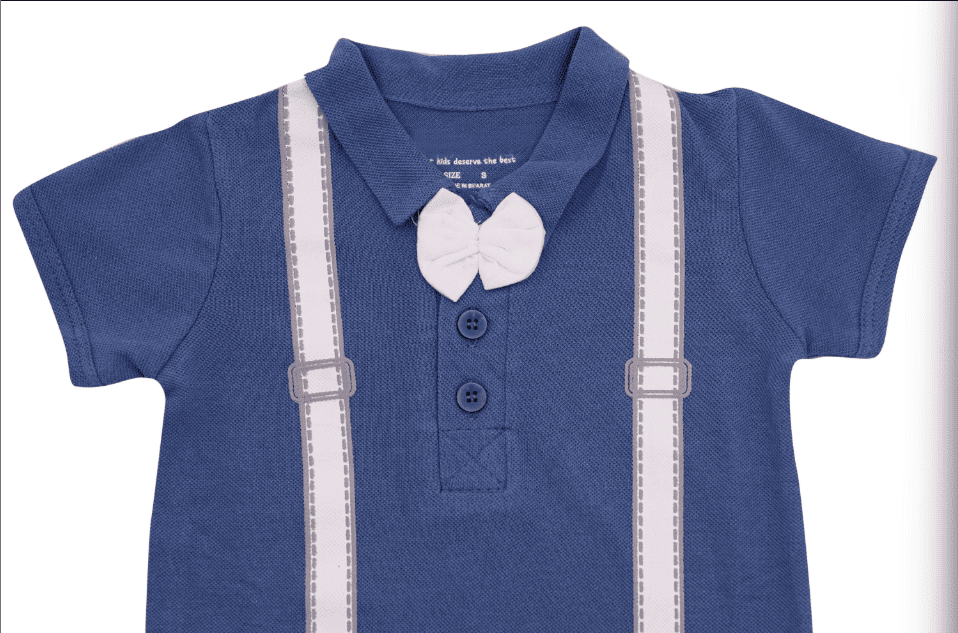 Dungaree Printed Rompers
