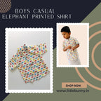 Elephant print shirt