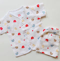 Ellie Muslin Half Sleeve Jabla with shorts