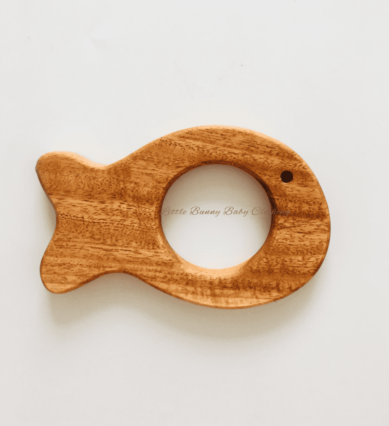 Fish Shaped Neem Wood Teether