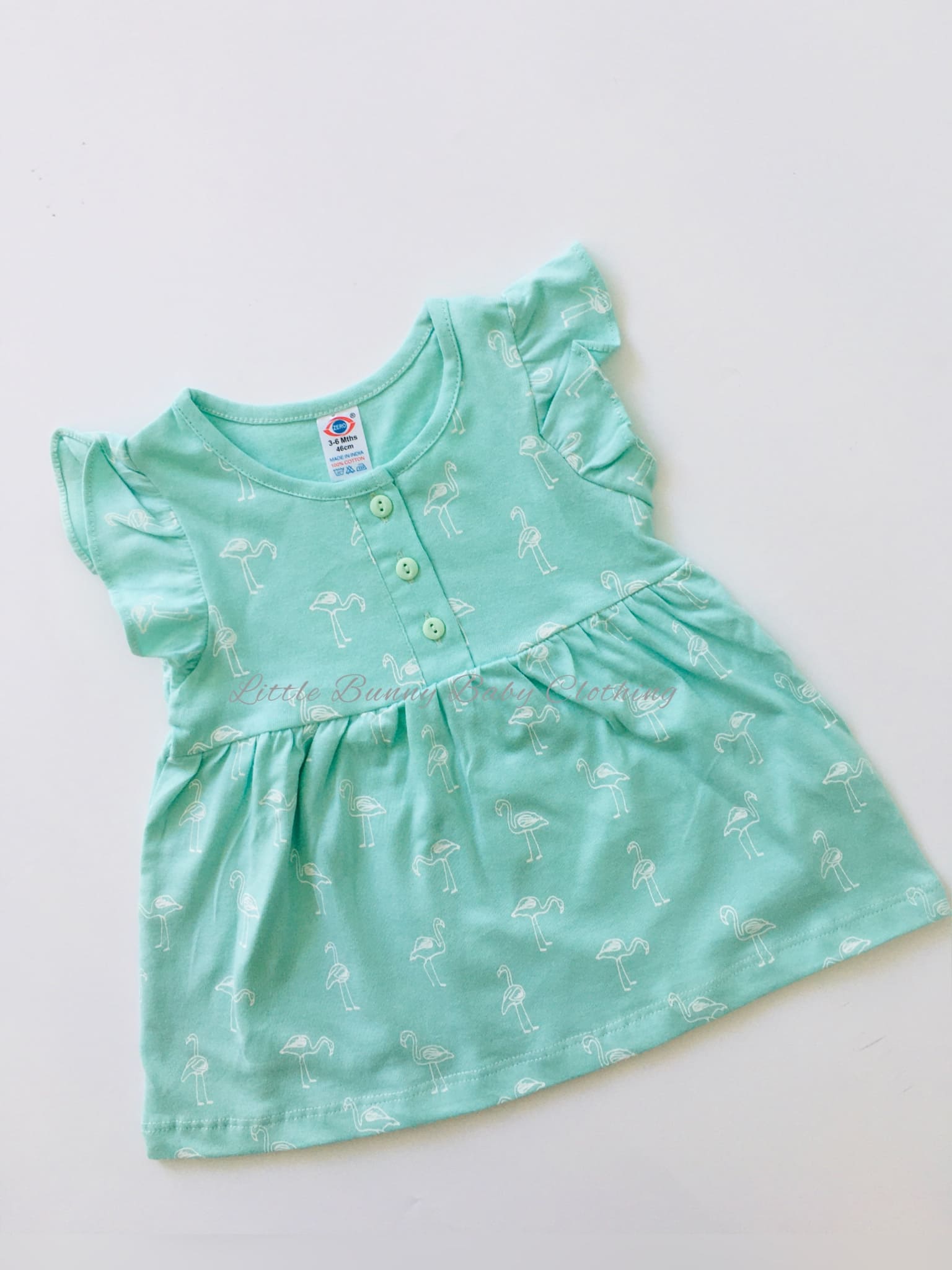 Flammingo- Cotton Frill Frocks