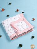 Floral - 2 Layered Muslin Blanket