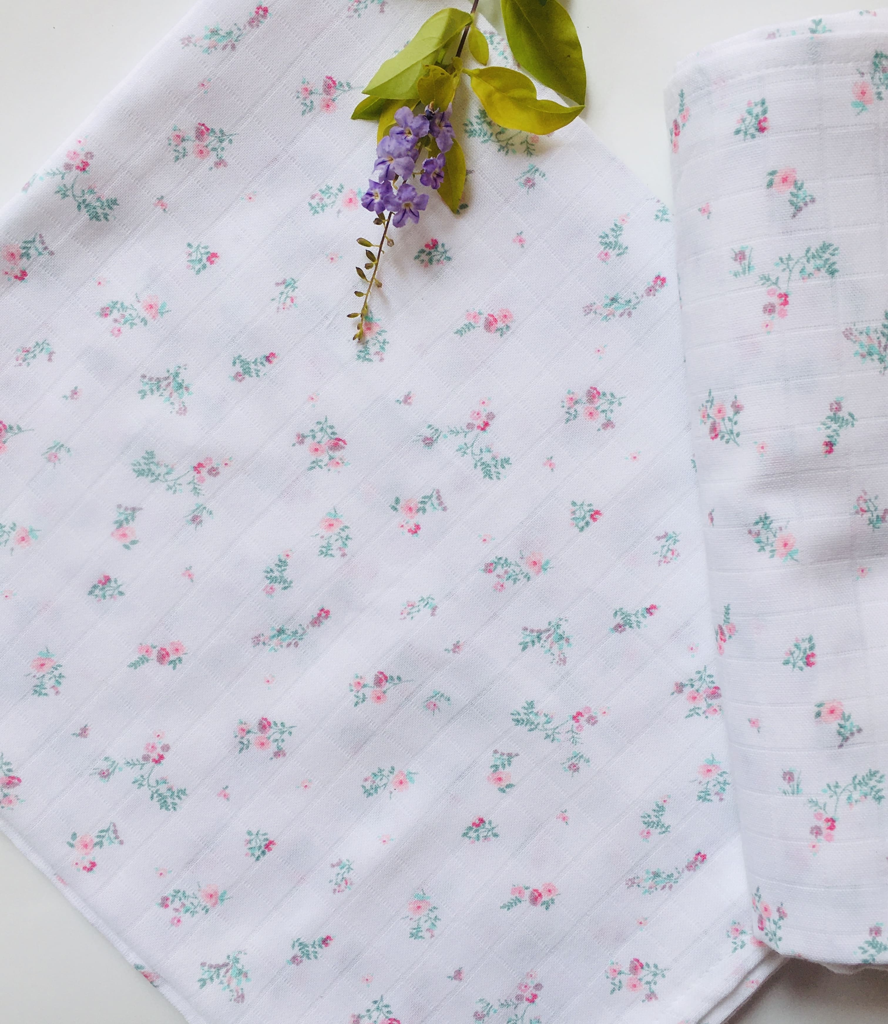 Floral -Muslin Swaddles