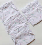 Floral -Muslin Velcro Nappy