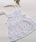 Floral -Muslin frock (Knot type)