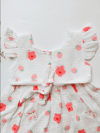 Floral Theme Muslin Frock