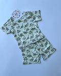 Green Dinosaur Cotton Set
