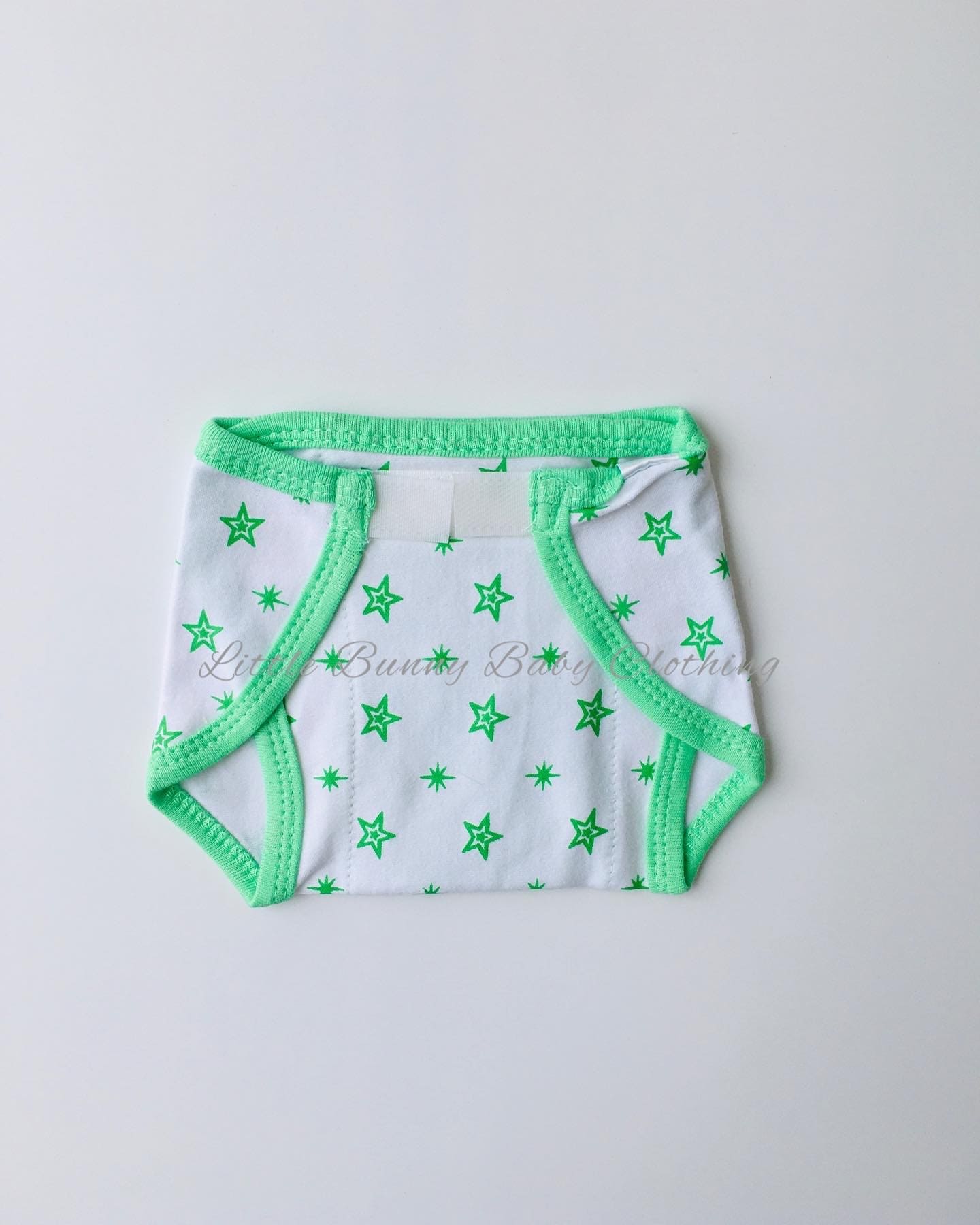 Green Star Cotton Nappy -Velcro type