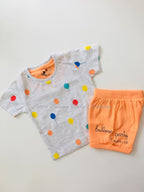 Grey Balloon Bunny Cotton set
