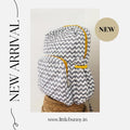Grey Chevron - Diaper backpack