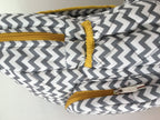 Grey Chevron - Diaper backpack