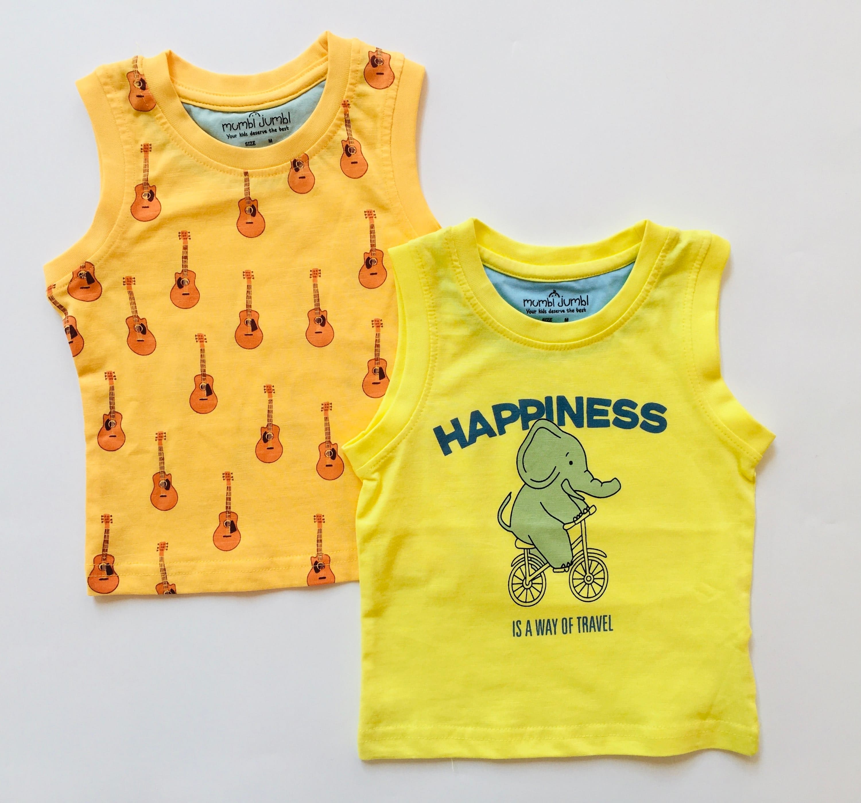 Guitar & Ellie Cotton Top Sleeveless (pack of 2)