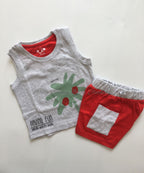 Having Fun-Sleeveless Cotton Set