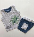 Having Fun-Sleeveless Cotton Set