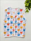 Heart Air Balloon Muslin Sleeveless Jabla